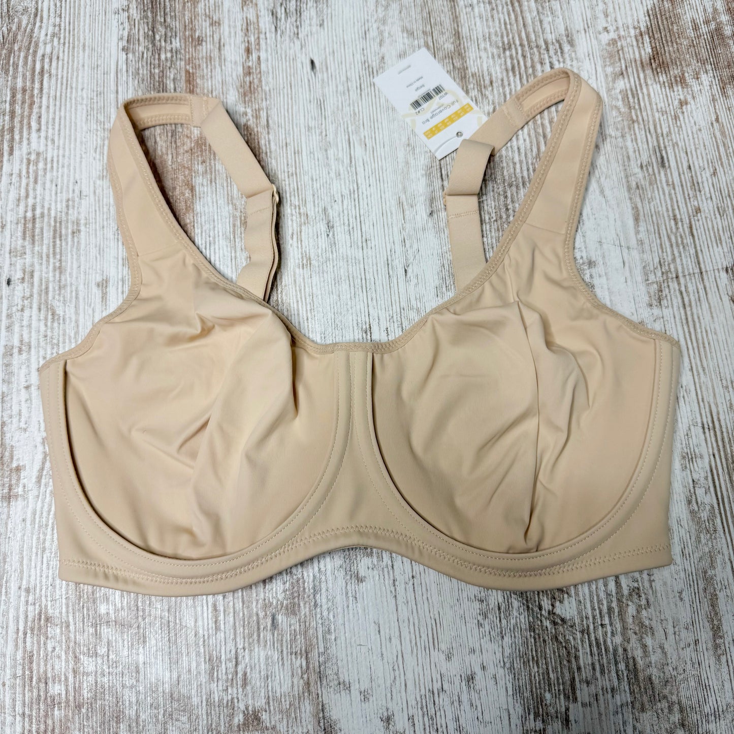 Delimira New Beige Full Coverage Underwire Bra (34E)