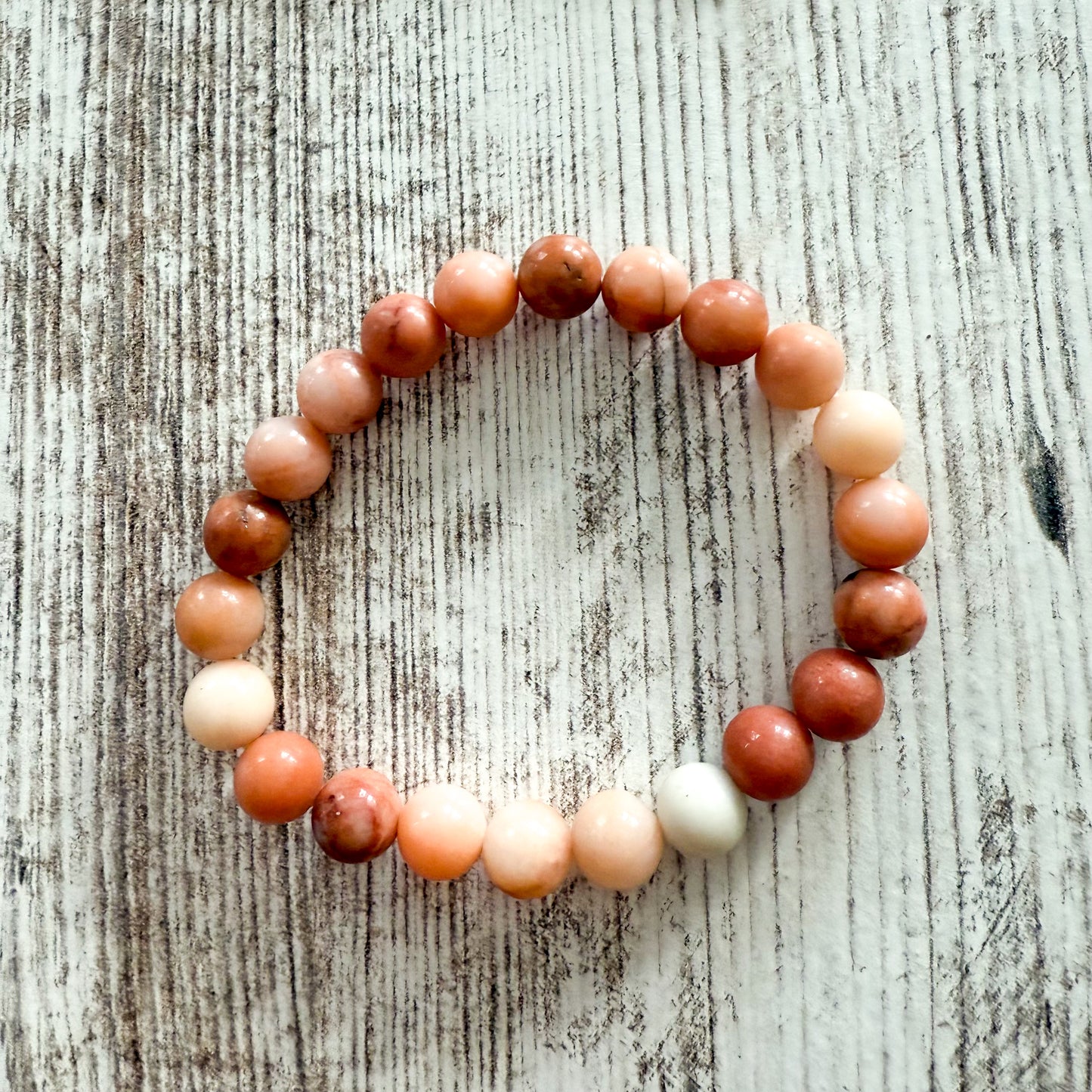 Kinsley Armelle Gold/Peach Three Bracelet Stack
