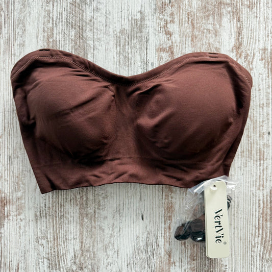 Vertvie New Brown Strapless Bra (L)