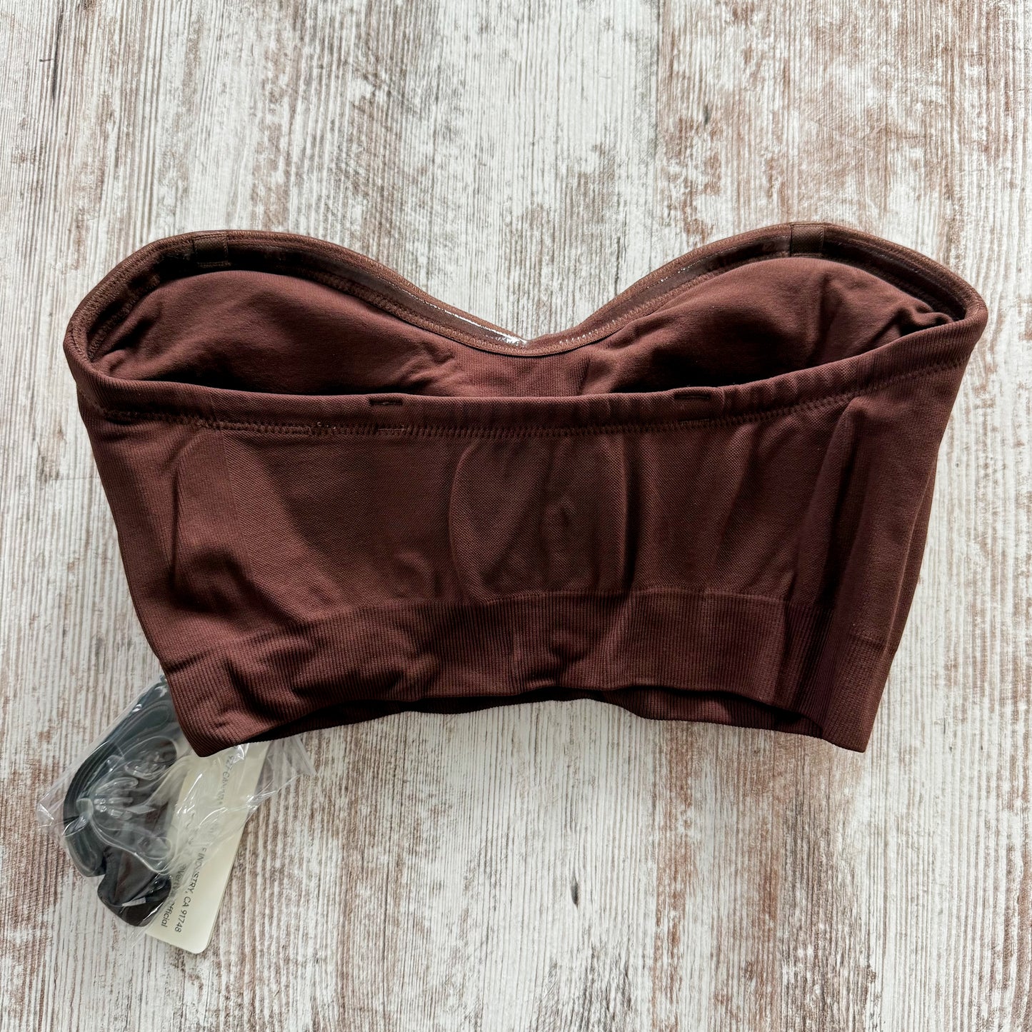 Vertvie New Brown Strapless Bra (L)