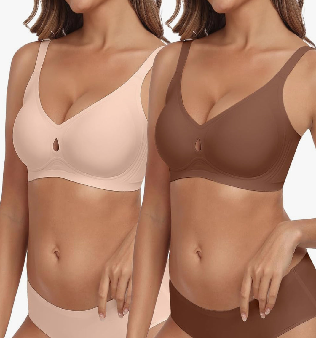 ProKloud New Two Wireless Push-up Bras (M)