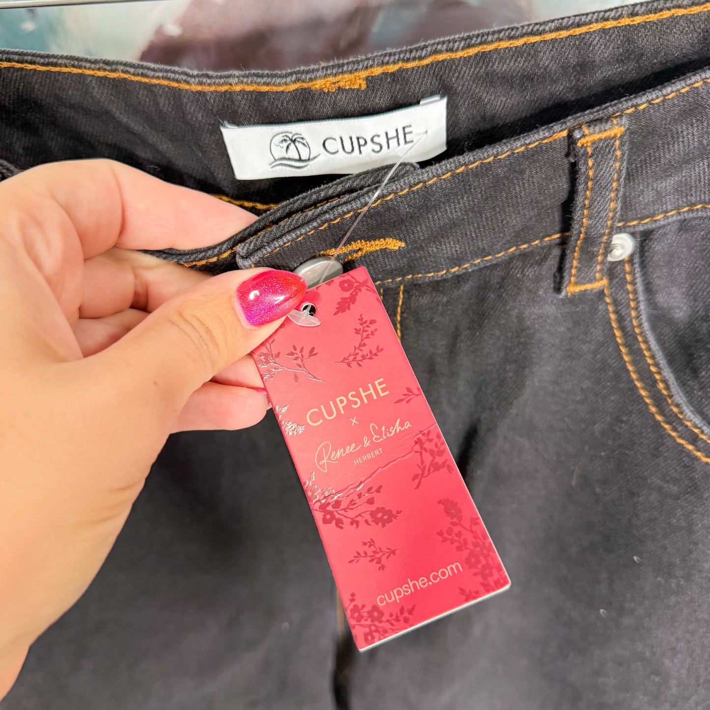 Cupshe x Renee & Elisha New Herbert Talk of the Town Jeans (M)