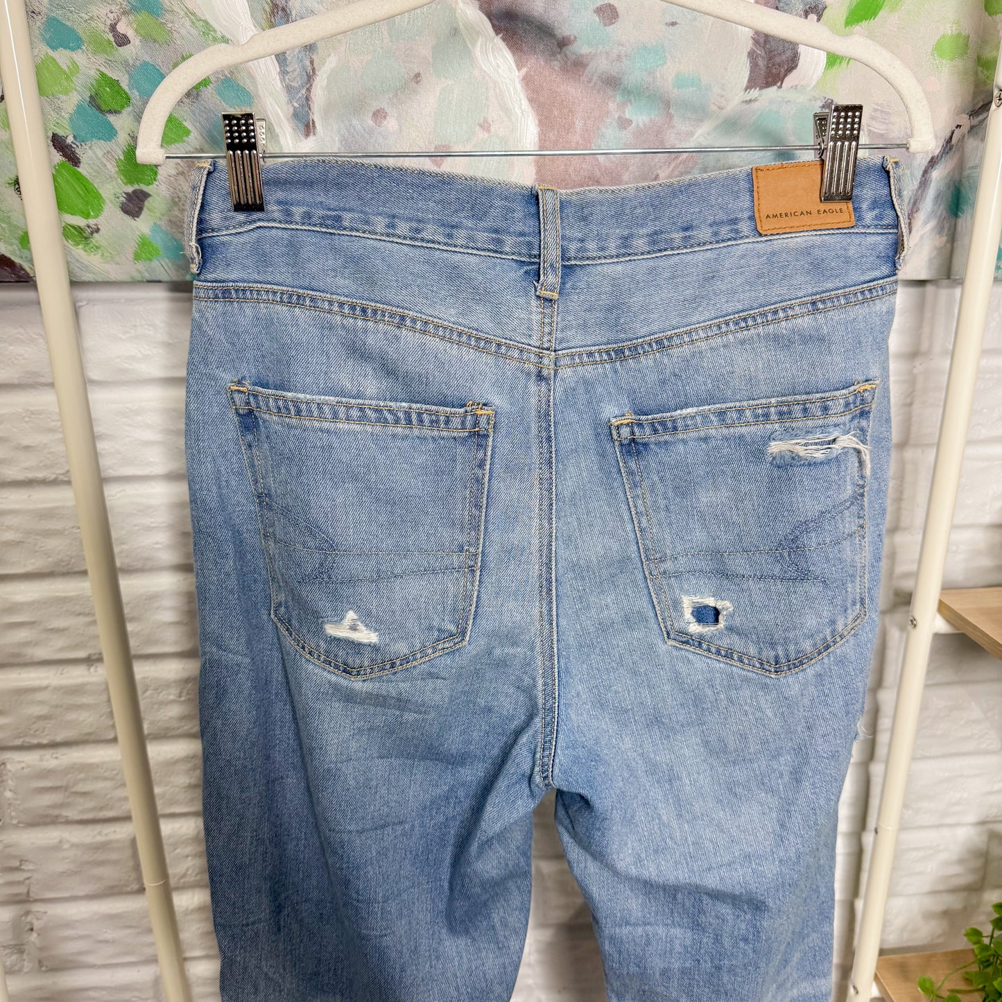 American Eagle Distressed Mom Jeans (4)