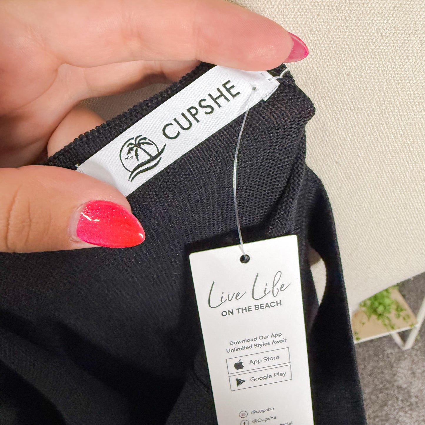 Cupshe x Renee & Elisha New Herbert Midnight Maxi Dress (S)