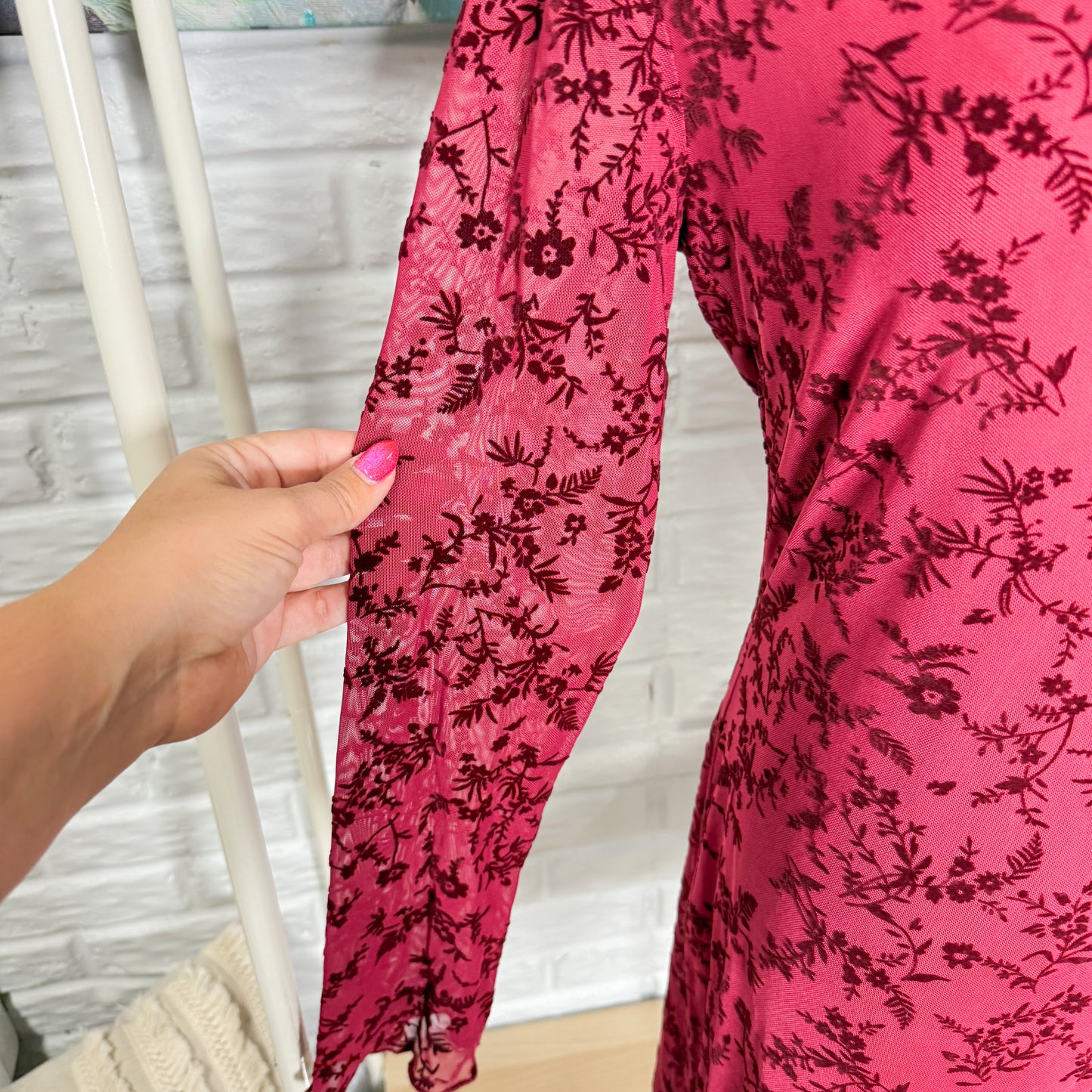 Cupshe x Renee & Elisha New Herbert Paris Mini Dress (M)