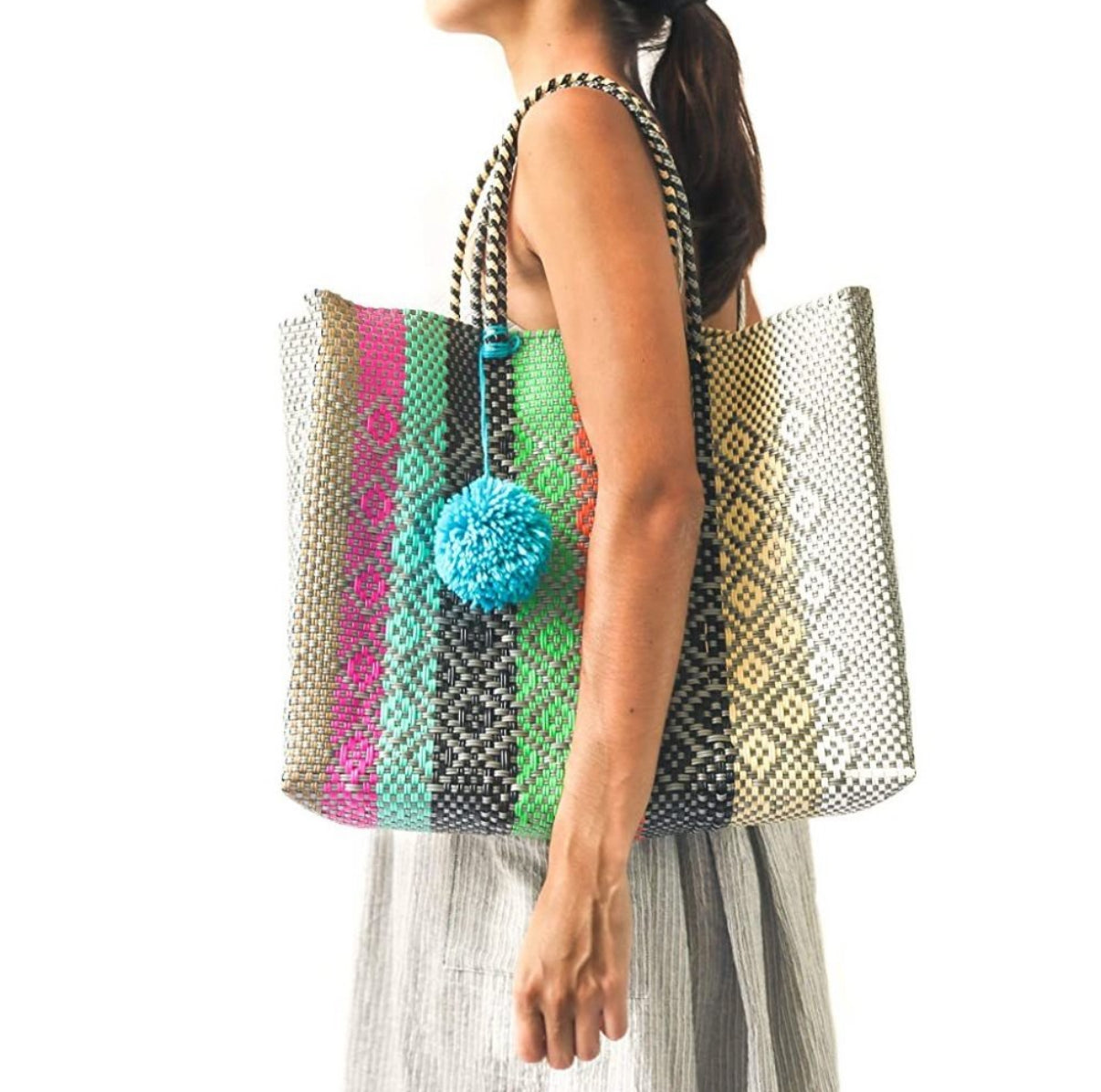 Tin Marin Water Resistant Maya Woven Tote