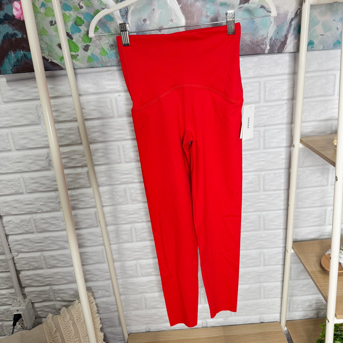 Spanx New Red Pullover + Leggings (XXS/XS)