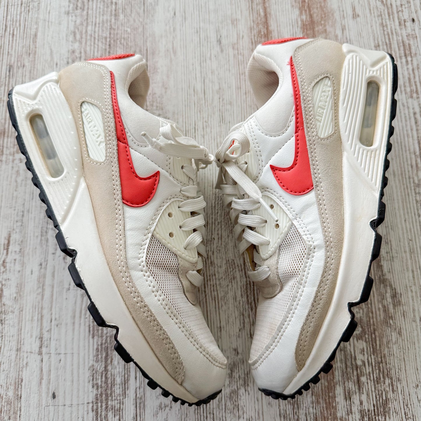 Nike Air Max 90 Mantra Orange White Shoes (9.5)