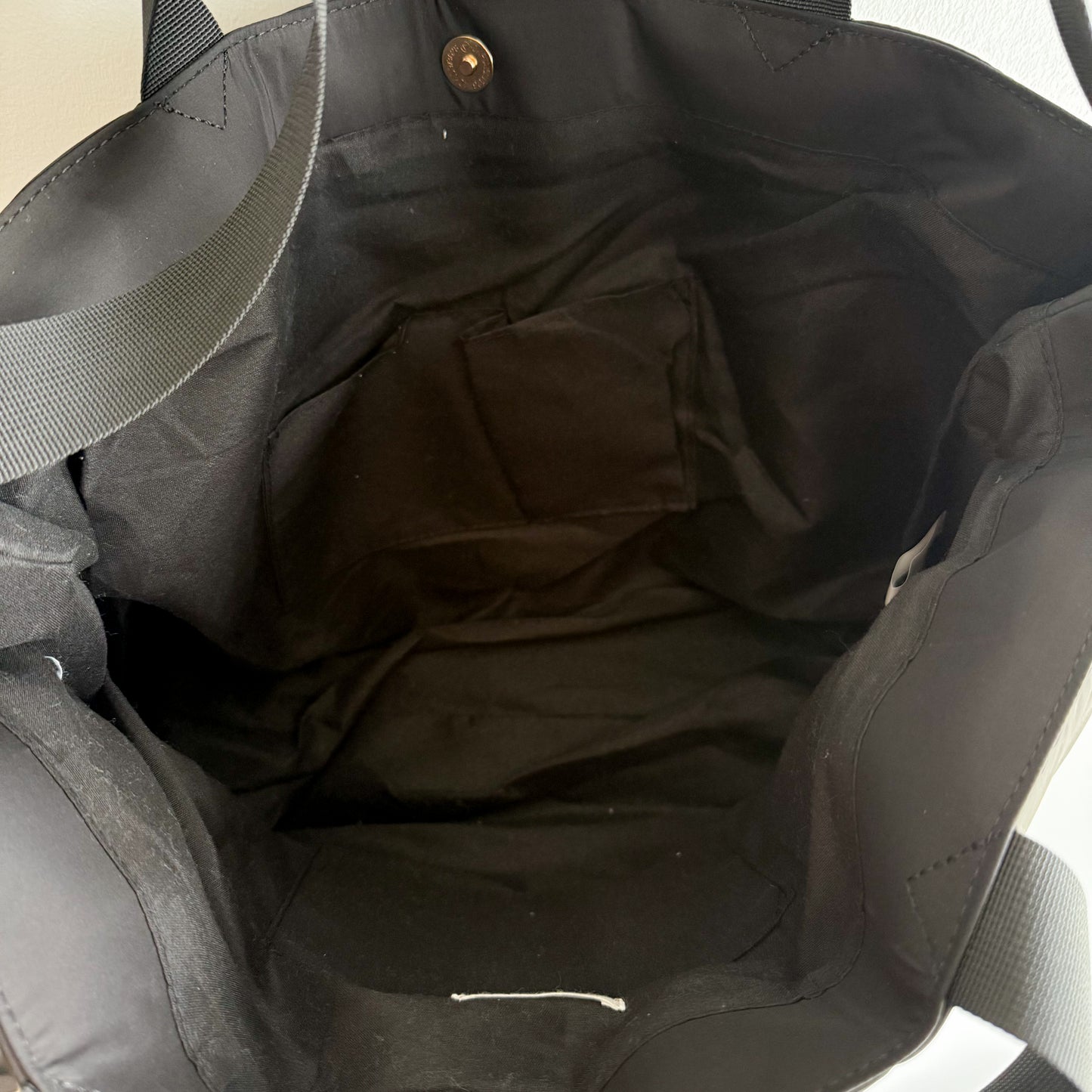 Maurices Black Quilted Tote Bag