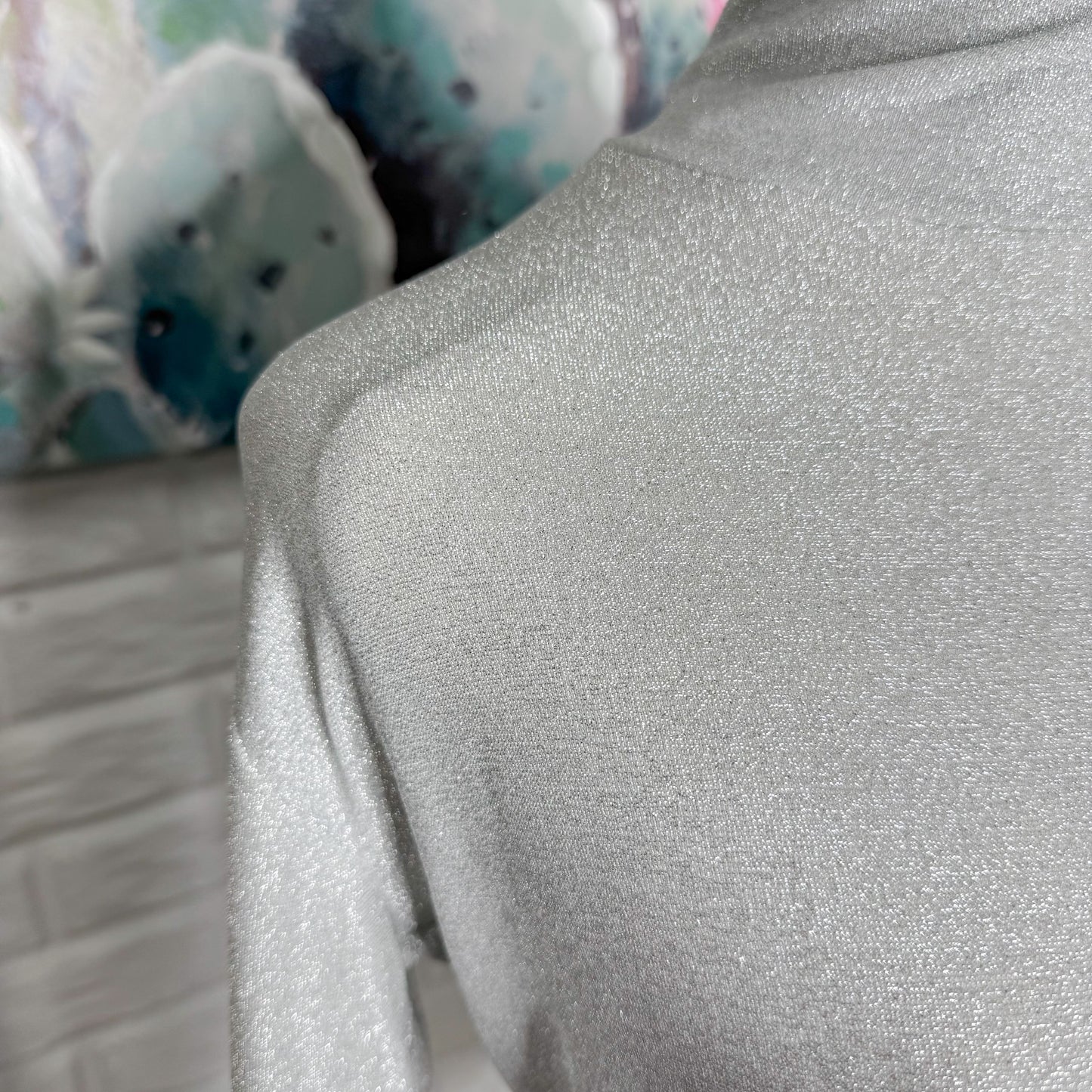 Longbida Silver Shimmer Turtleneck (L)