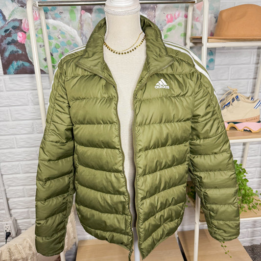 Adidas Green Puffer Jacket (L)