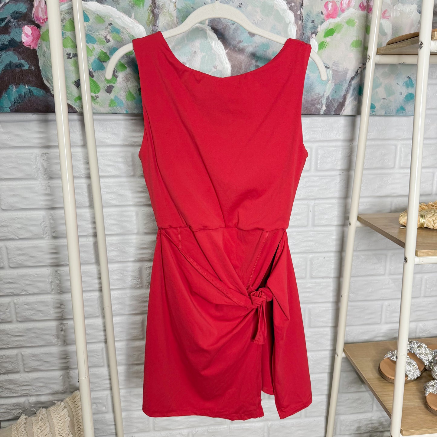 VICI New Sports Red Tie Dress (M)