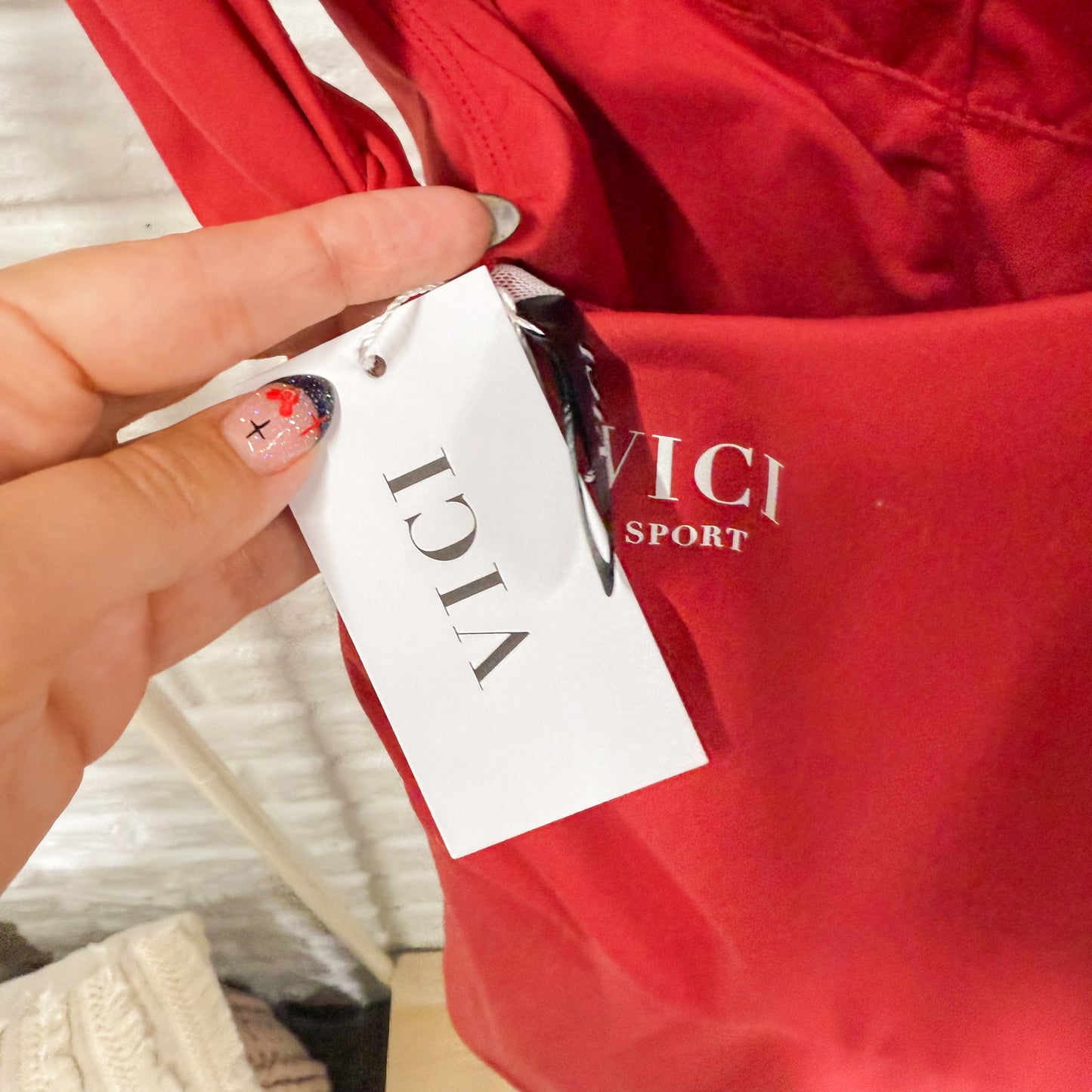 VICI New Sports Red Tie Dress (M)