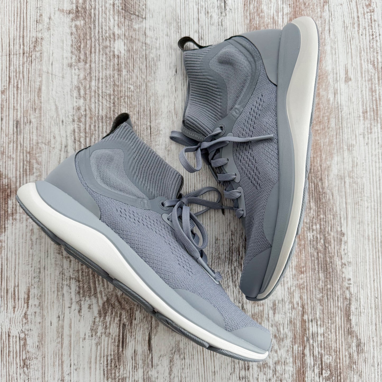 Lululemon Chargefeel Mid Workout Shoe (6) Rhino Gray / Silver Drop