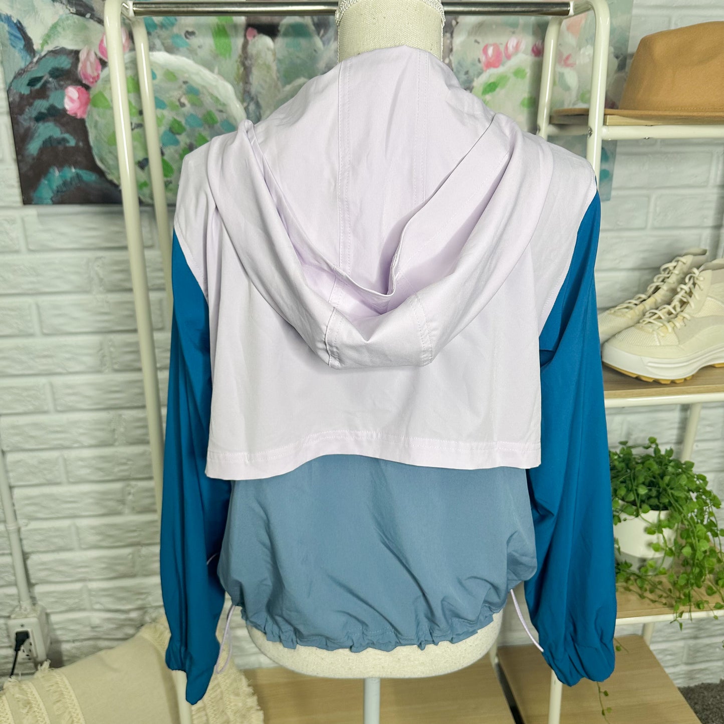 Lou & Grey Colorblock Wanderweave Windbreaker XS