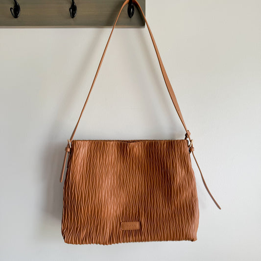 Telena New Brown Leather Tote Bag