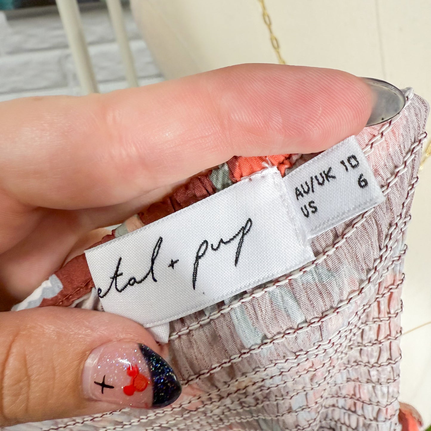 Petal + Pup Franklin Floral Puff Sleeve Midi Dress (6)