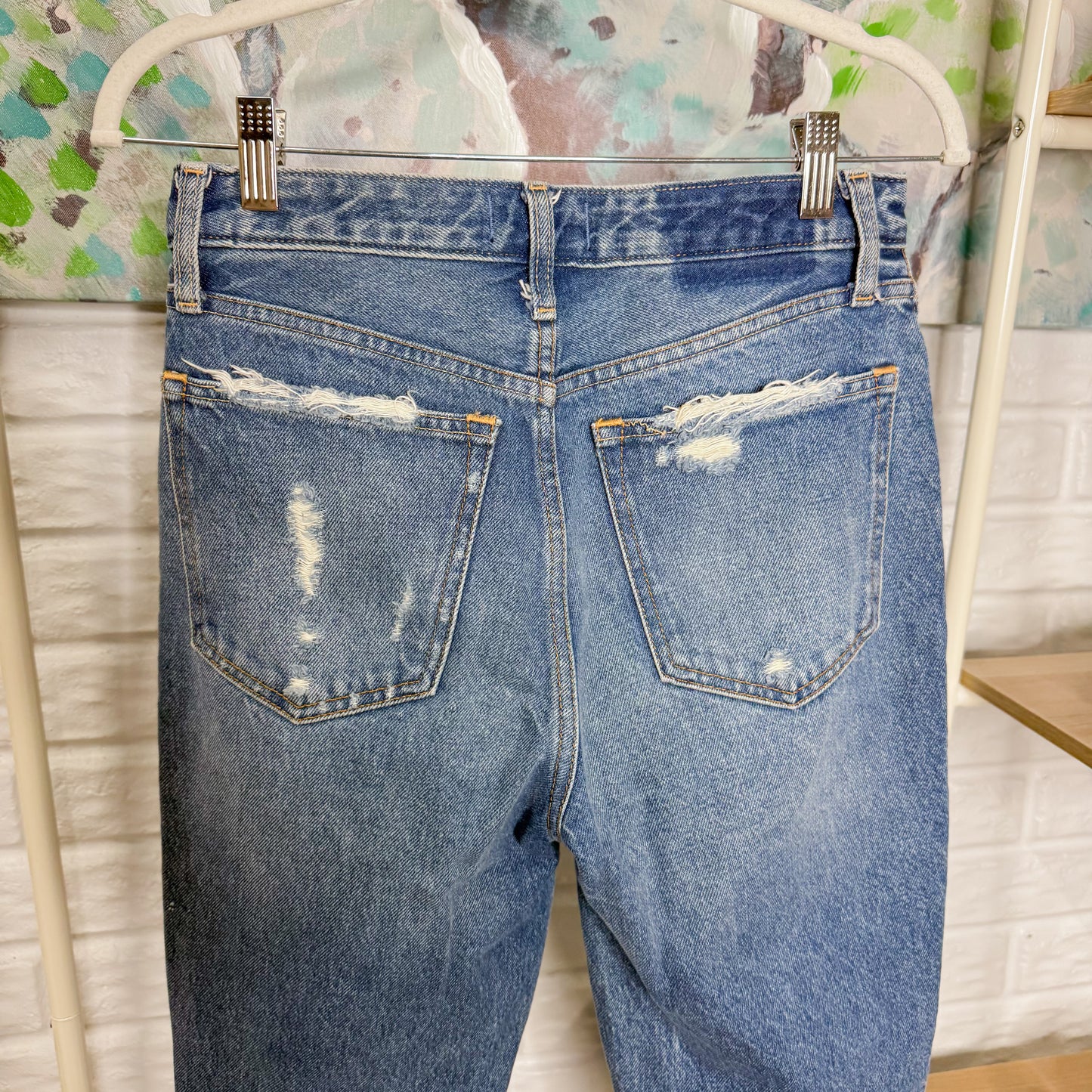 Abercrombie & Fitch Annie High Rise Girlfriend Jeans (26/2)