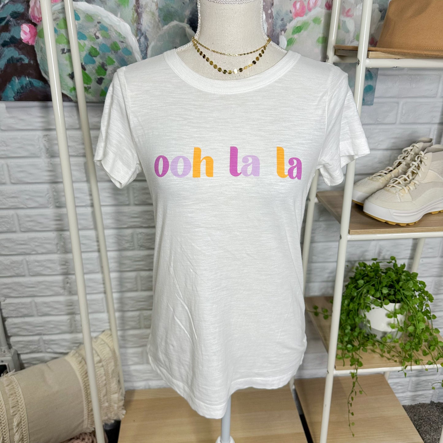 LOFT Ooh La La Everyday Crew Tee (XS)