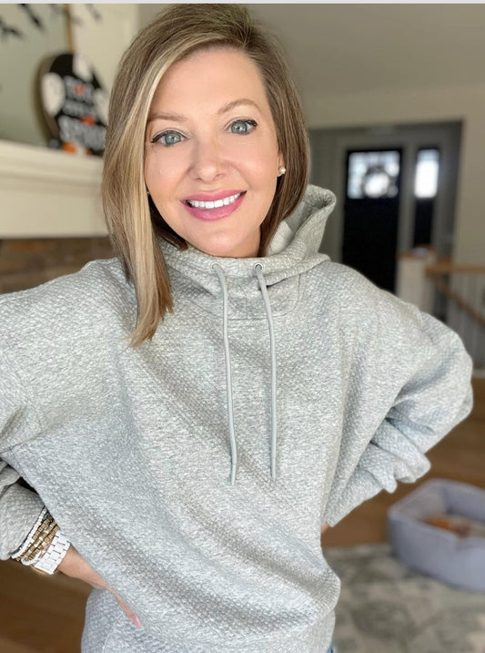 Old Navy Grey Dynamic Fleece Sweatshirt (XS)