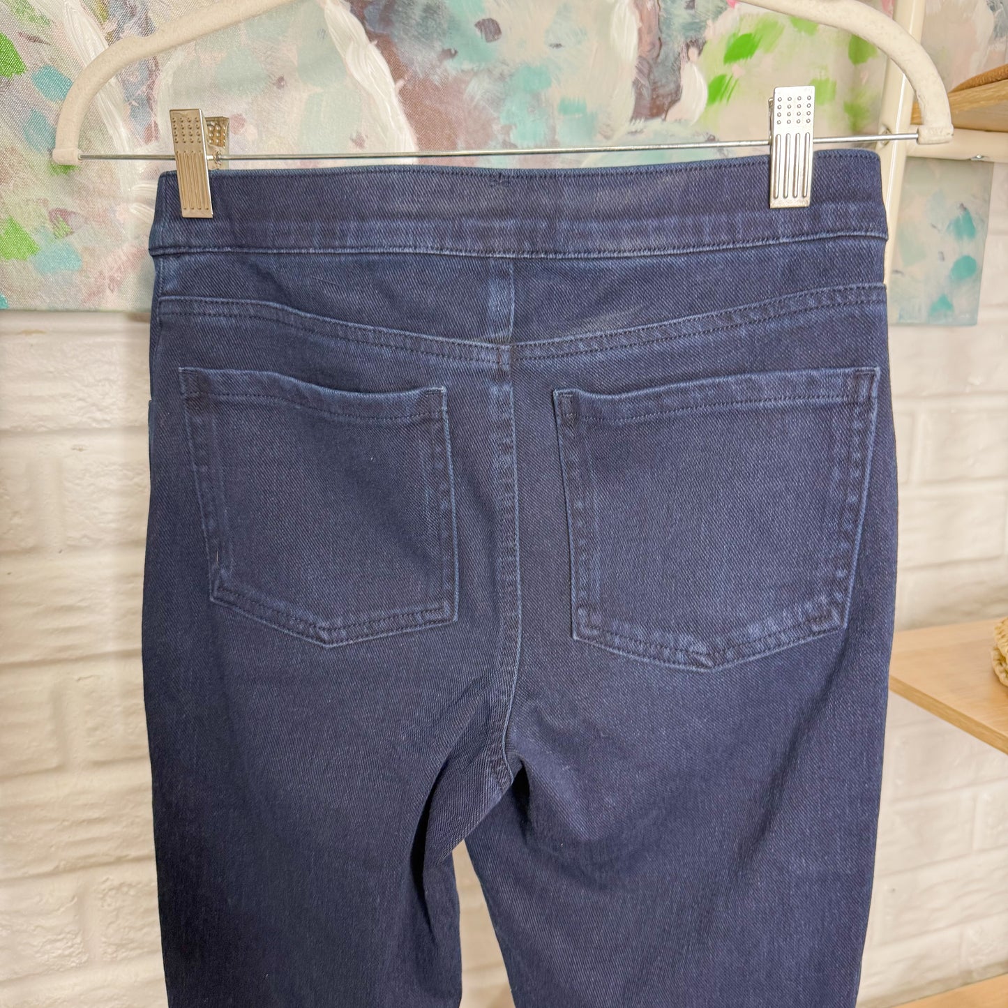 SPANX ANKLE JEANISH LEGGINGS TWILIGHT RINSE - S