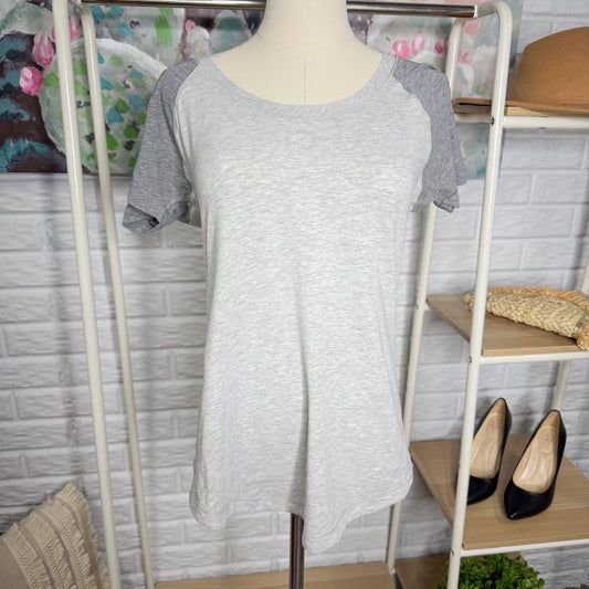 LULULEMON Dhyana Short Sleeve Tee Grey (6)
