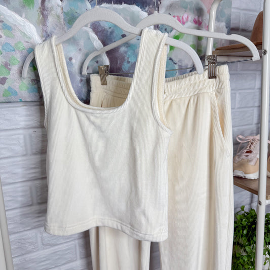 Lou & Grey Bone Cream Lounge Set (XS)