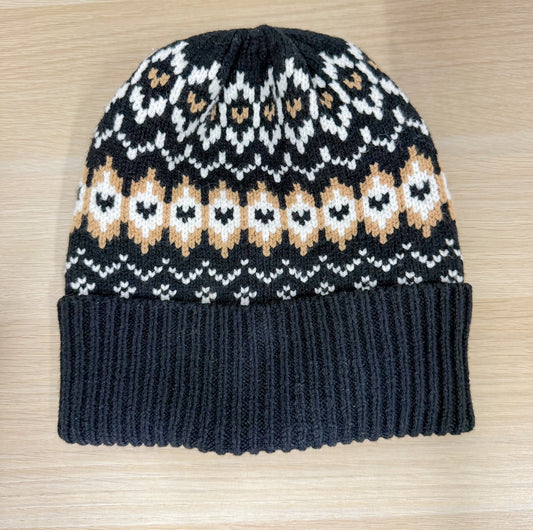 LOFT Black Beanie Hat