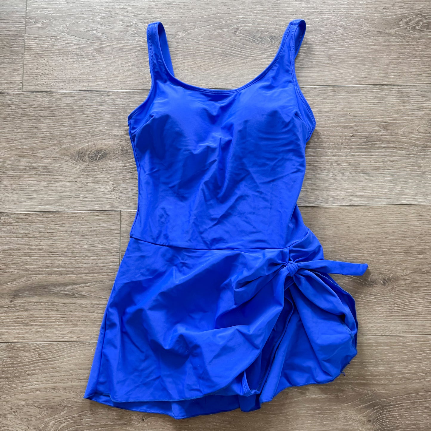 Eomenie New Blue Swimdress Swimsuit (M)