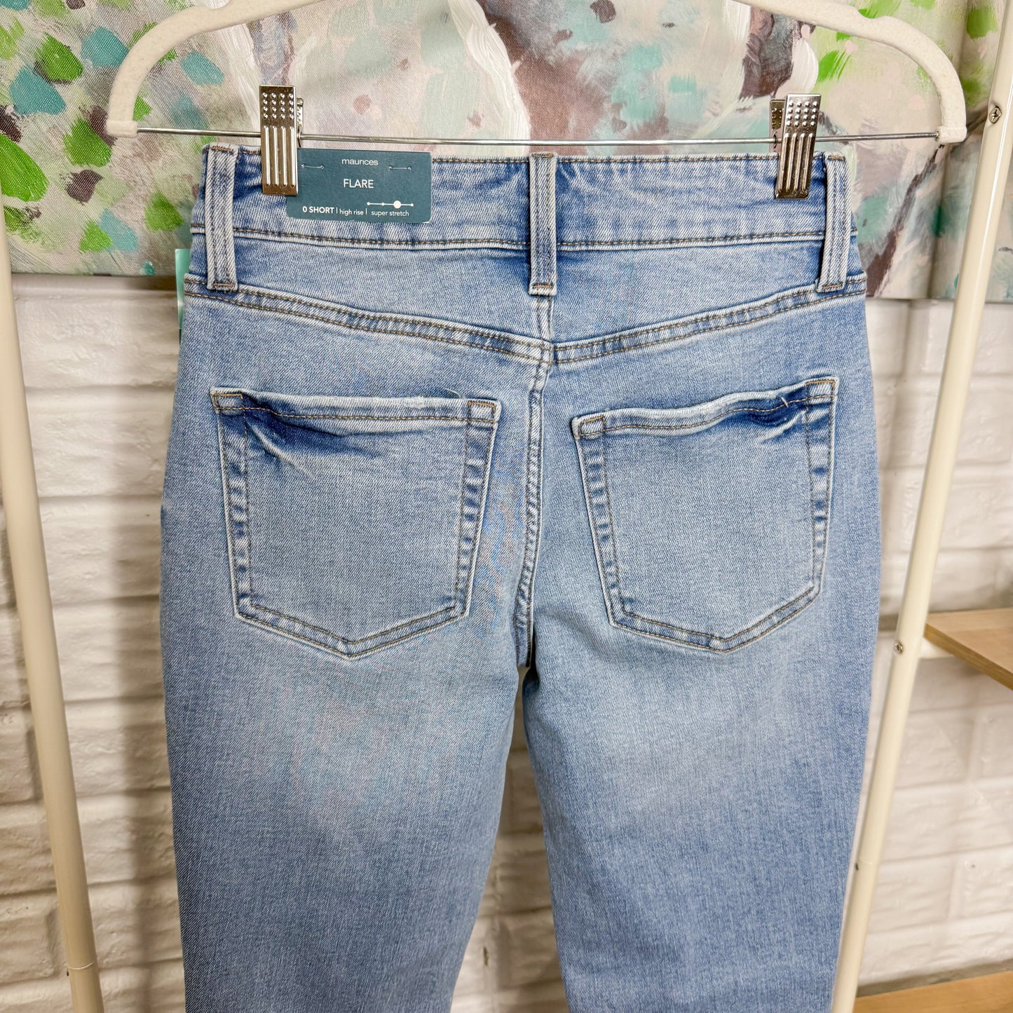 Maurice’s New M Jeans High Rise Flare Jeans (0 short)