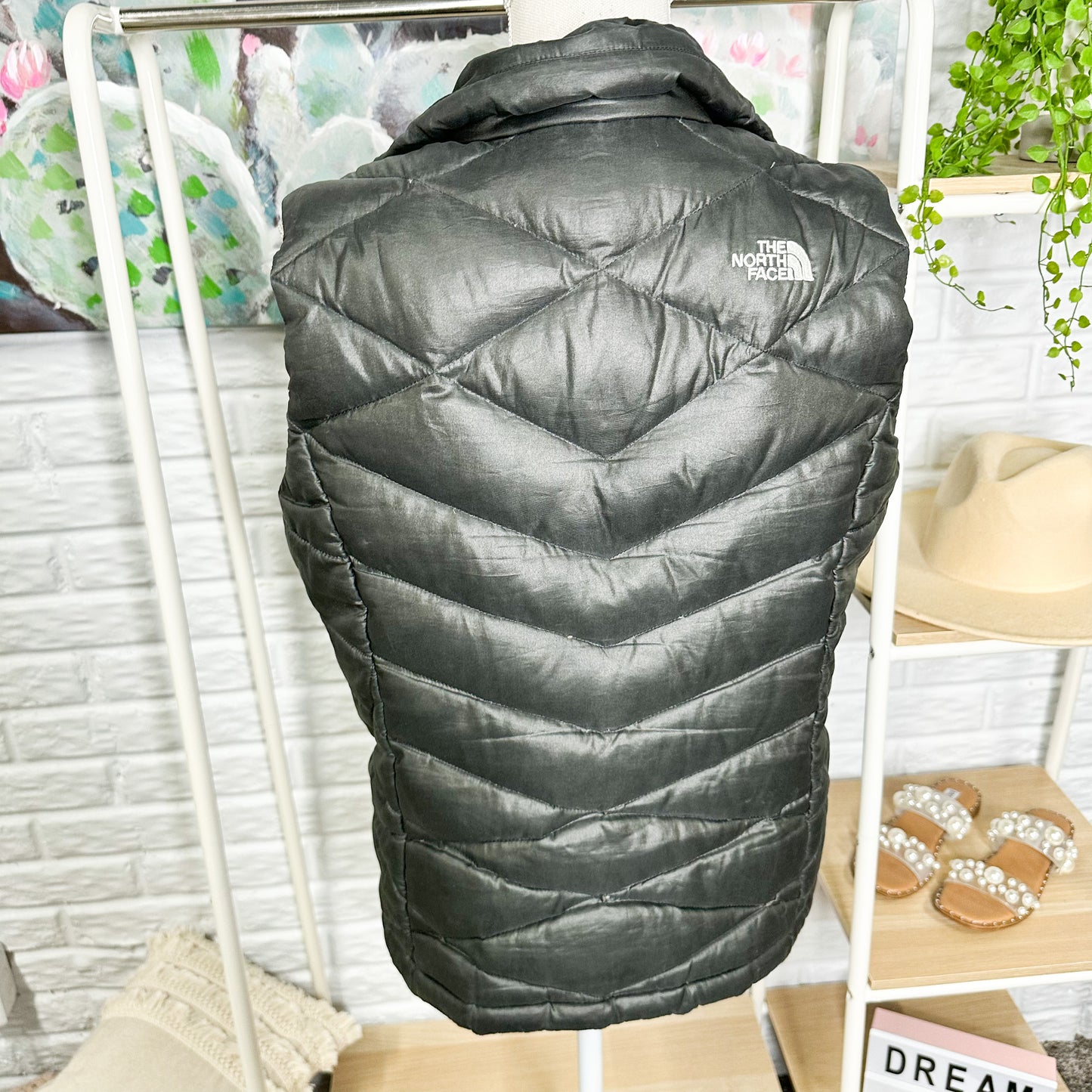 The North Face Black Puffer Vest Size Medium