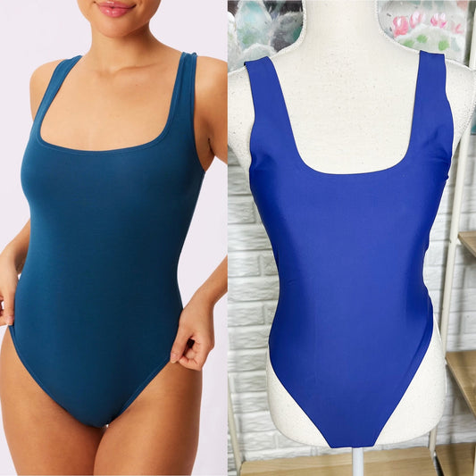 Parade New Blue Vintage Fit Bodysuit Size Medium
