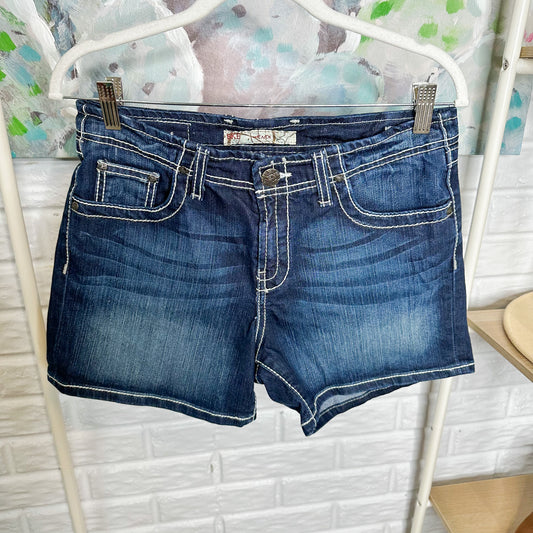 BKE Wendi Dark Wash Shorts Size 29
